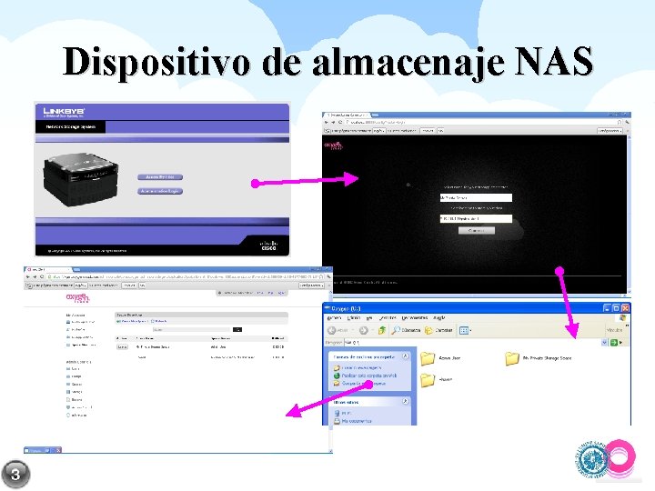 Dispositivo de almacenaje NAS 