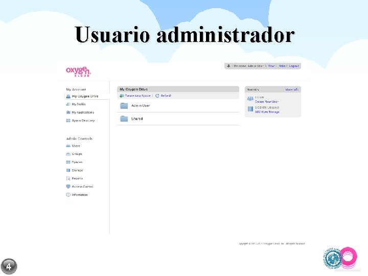 Usuario administrador 