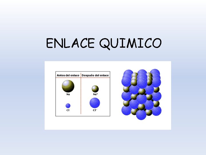 ENLACE QUIMICO 