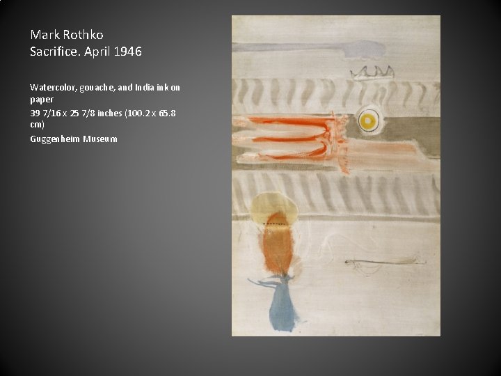Mark Rothko Consuelo Kanaga American 1894 1978 Untitled