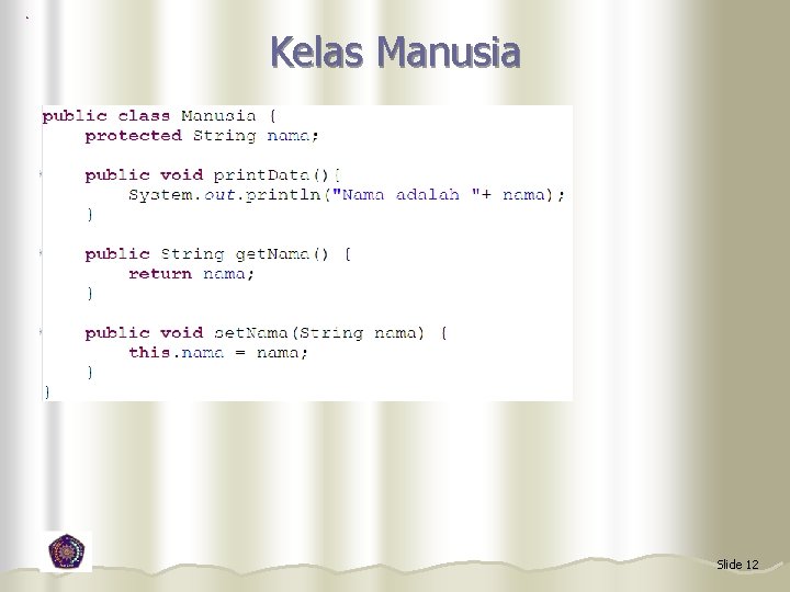 Kelas Manusia Slide 12 