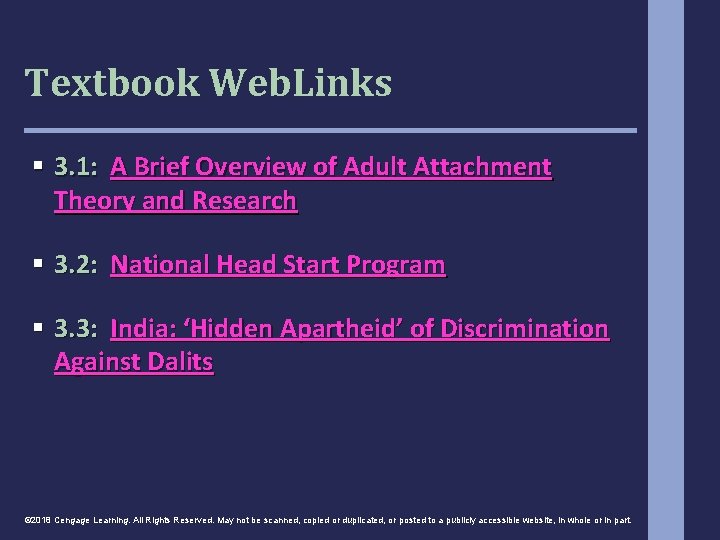 Textbook Web. Links § 3. 1: A Brief Overview of Adult Attachment Theory and