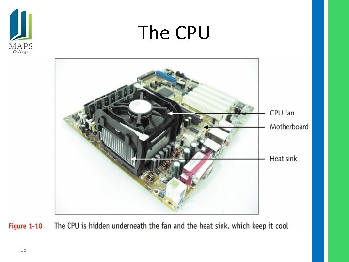 The CPU 13 