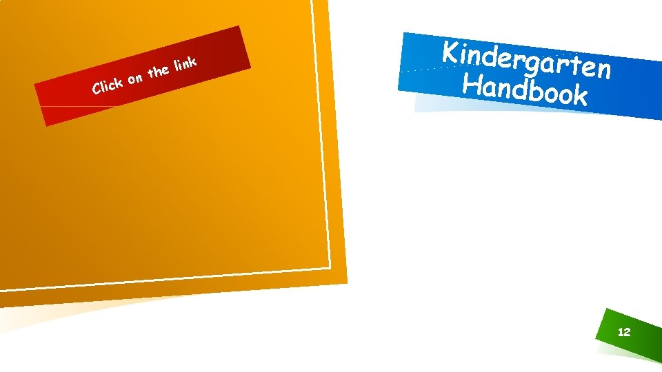 link e h n t o k Clic Kindergart en Handbook 12 