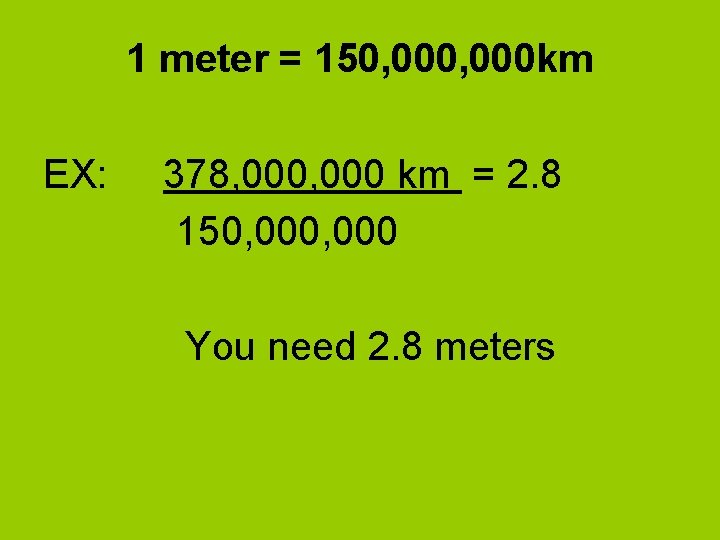 The Position of Our Solar System Terms Light