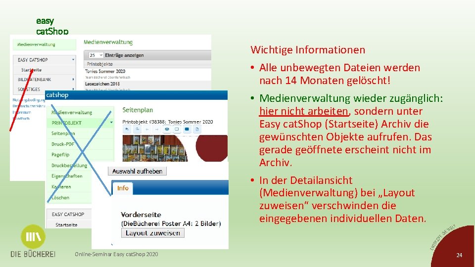 easy cat. Shop Wichtige Informationen • Alle unbewegten Dateien werden nach 14 Monaten gelöscht!