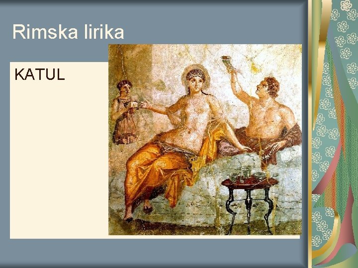 Rimska lirika KATUL 