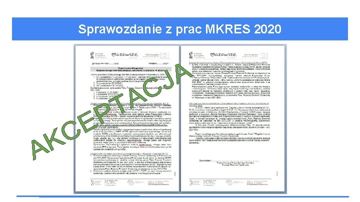 Sprawozdanie z prac MKRES 2020 