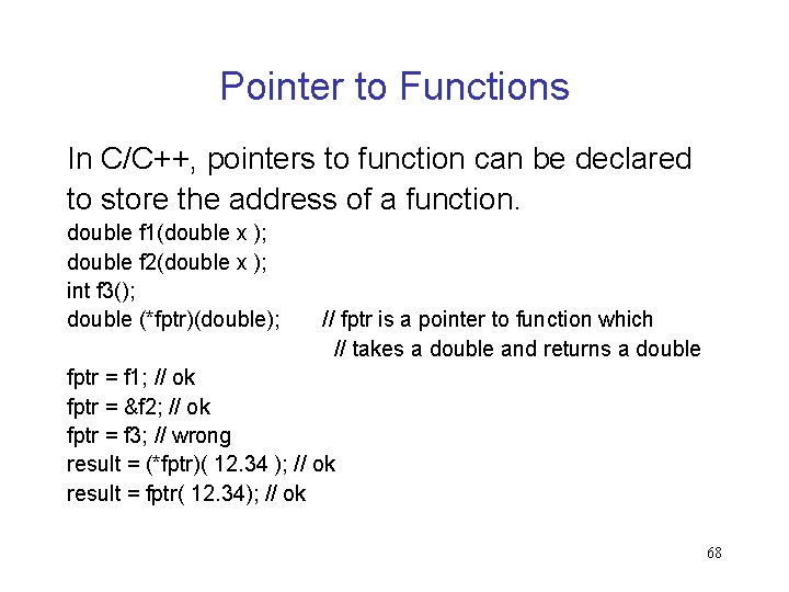 Section 3 C Pointer And Functions 1 Lvalue