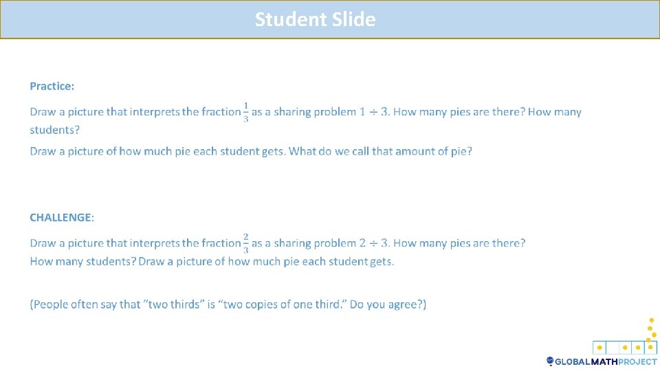 Student Slide 