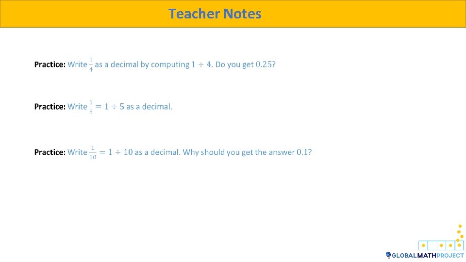 Teacher Notes 