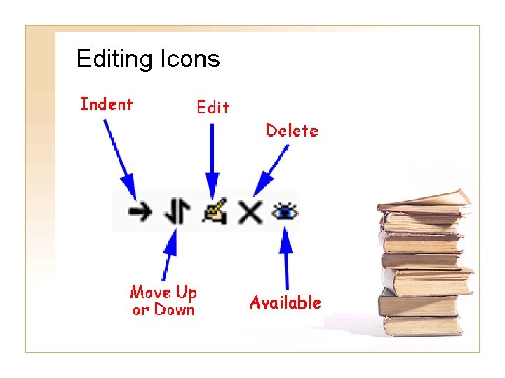 Editing Icons Available 