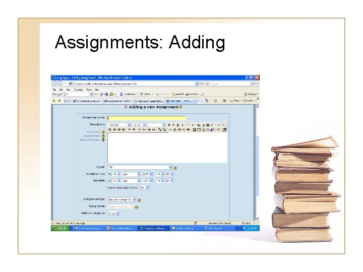 Assignments: Adding 