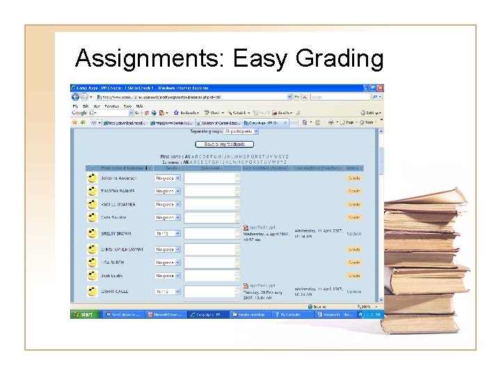 Assignments: Easy Grading 