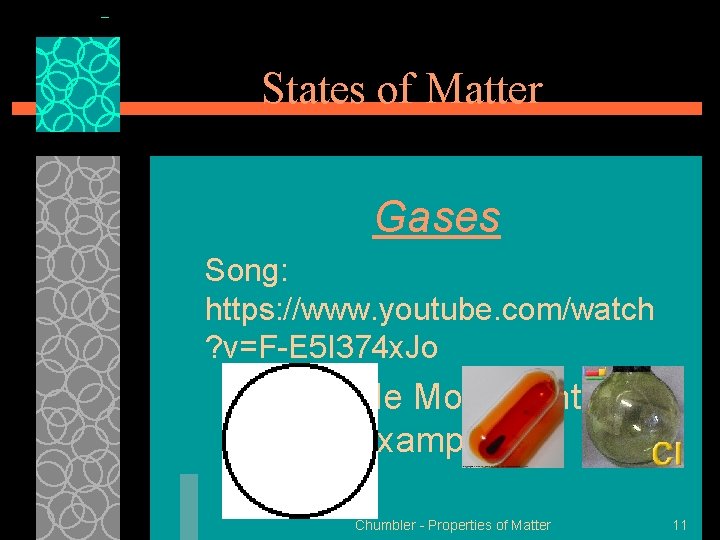 States of Matter Gases Song: https: //www. youtube. com/watch ? v=F-E 5 I 374 States of Matter Gases Song: https: //www. youtube. com/watch ? v=F-E 5 I 374