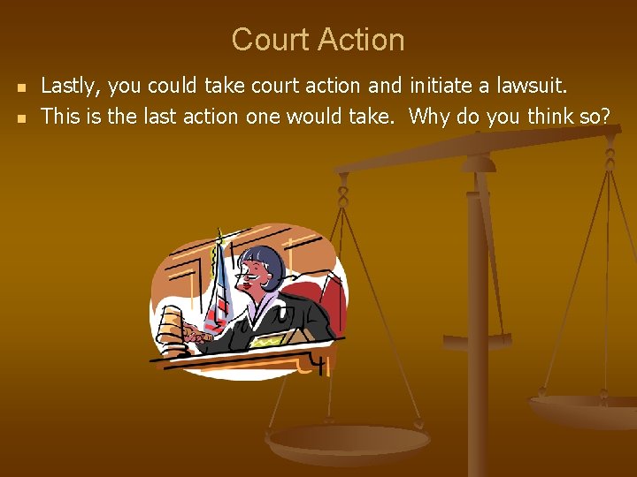 Law and Justice Chapter 4 Settling Disputes Conflict