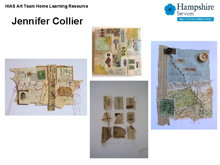 HIAS Art Team Home Learning Resource Jennifer Collier 