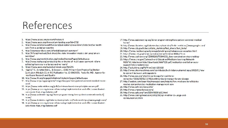 References 50 References 50