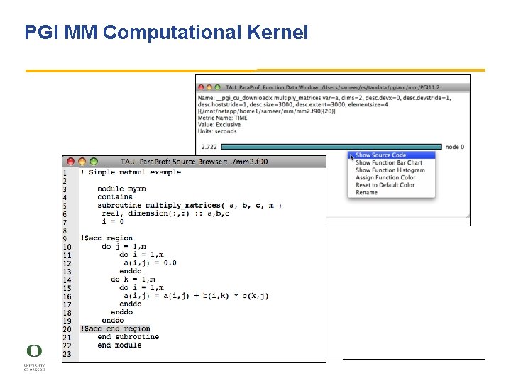 PGI MM Computational Kernel 
