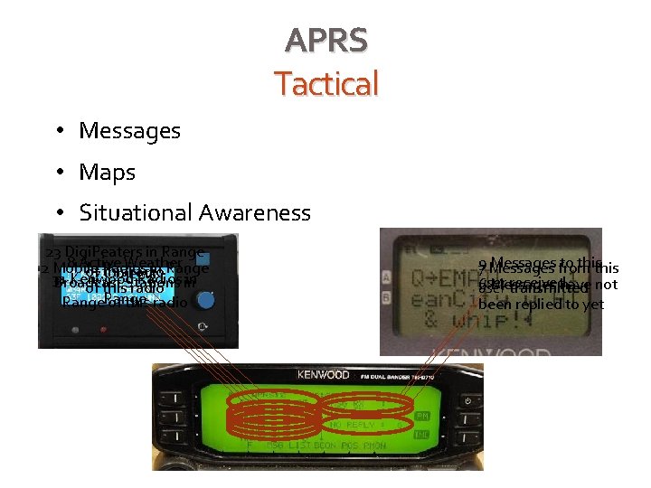 APRS Tactical • Messages • Maps • Situational Awareness 23 Digi. Peaters in Range