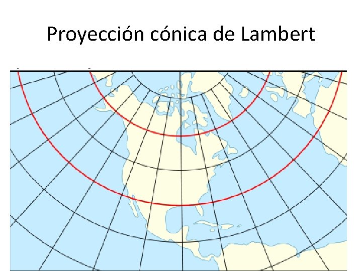 Proyección cónica de Lambert 