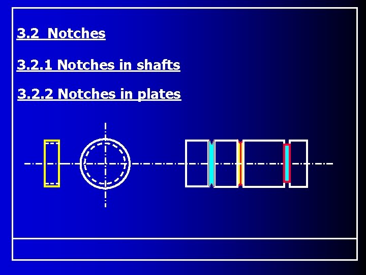 3. 2 Notches 3. 2. 1 Notches in shafts 3. 2. 2 Notches in