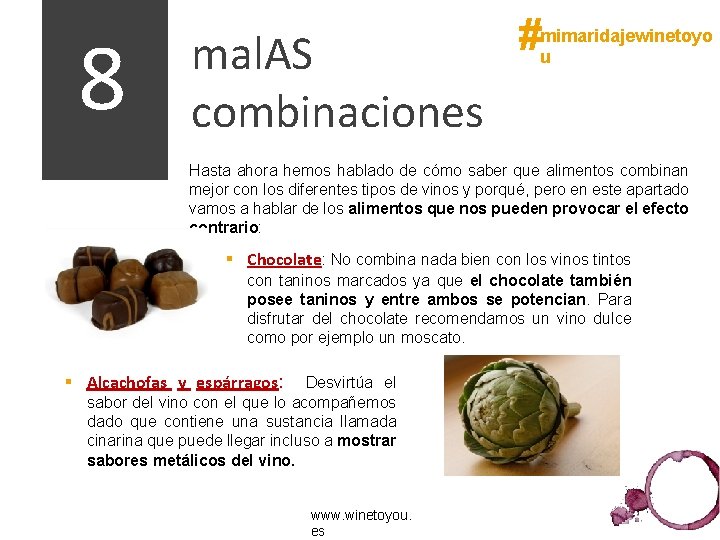 8 mal. AS combinaciones #mimaridajewinetoyo u Hasta ahora hemos hablado de cómo saber que