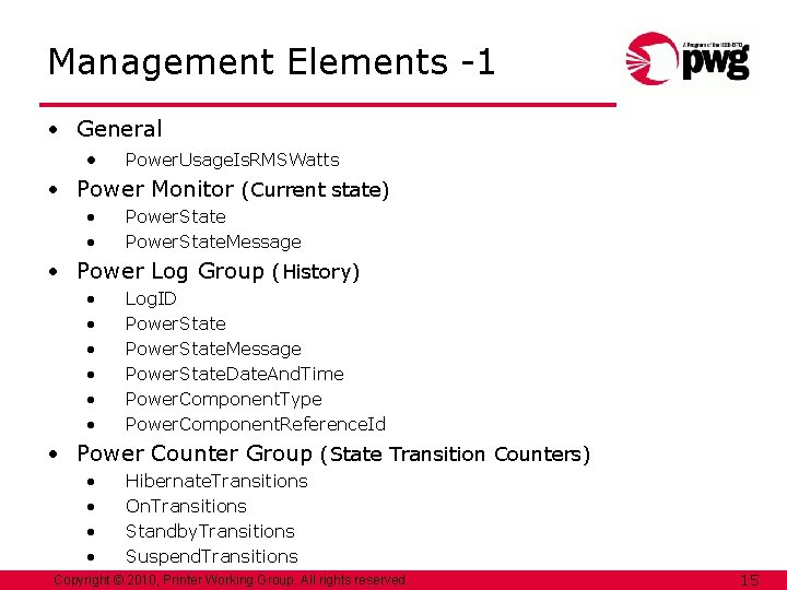 Management Elements -1 • General • Power. Usage. Is. RMSWatts • Power Monitor (Current Management Elements -1 • General • Power. Usage. Is. RMSWatts • Power Monitor (Current