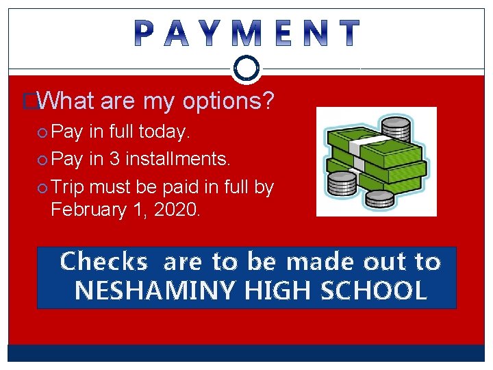 �What are my options? Pay in full today. Pay in 3 installments. Trip must �What are my options? Pay in full today. Pay in 3 installments. Trip must