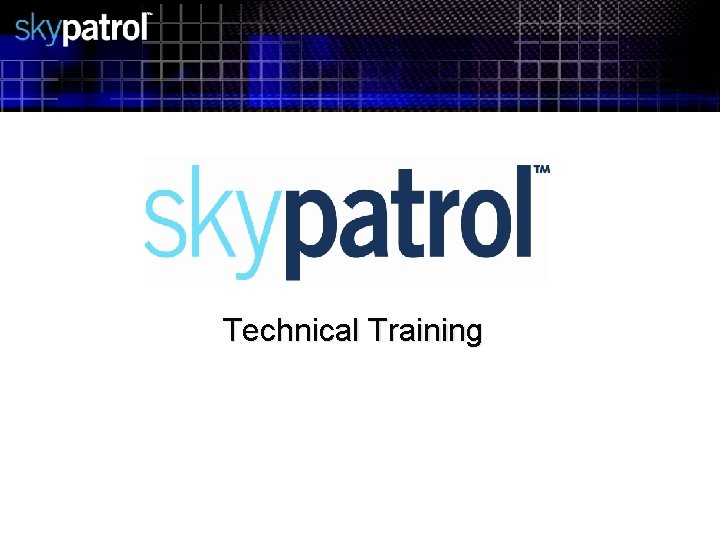 Technical Training 