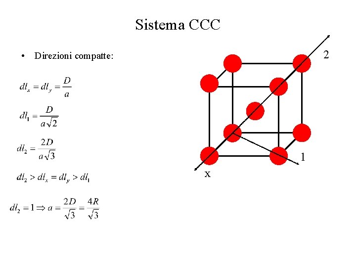 Sistema CCC 2 • Direzioni compatte: 1 x 