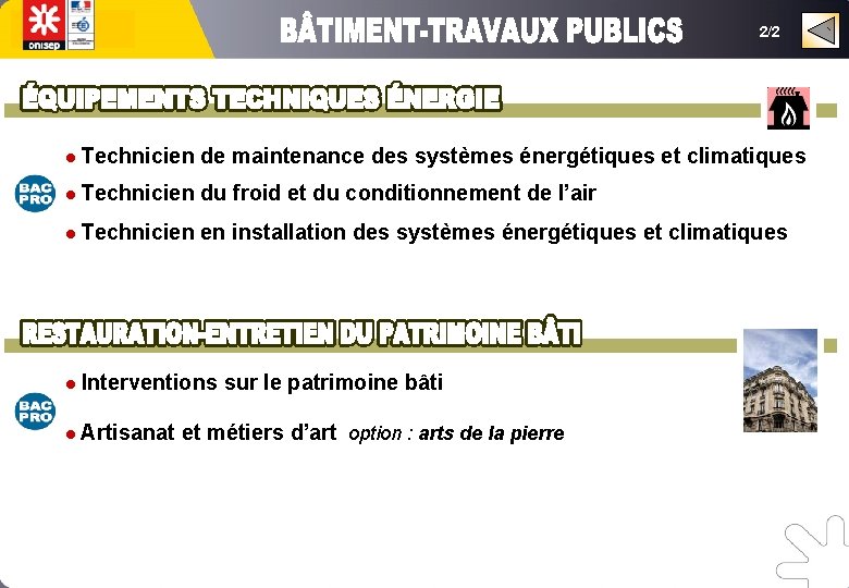 2/2 l Technicien de maintenance des systèmes énergétiques et climatiques l Technicien du froid