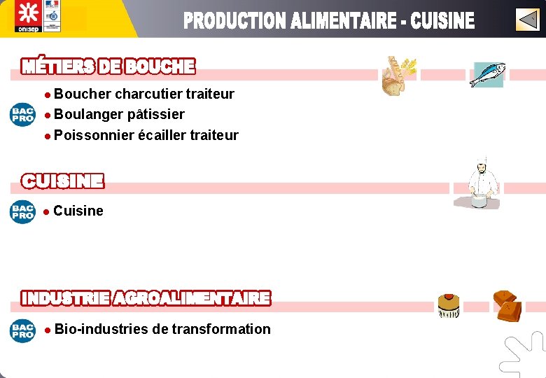 l Boucher charcutier traiteur l Boulanger pâtissier l Poissonnier écailler traiteur l Cuisine l