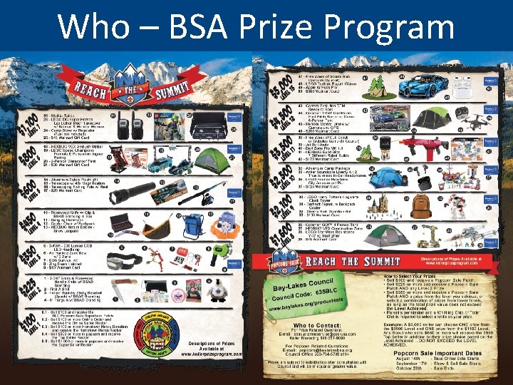 Who – BSA Prize Program 