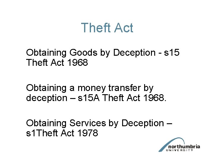 Theft Act Obtaining Goods by Deception - s 15 Theft Act 1968 Obtaining a