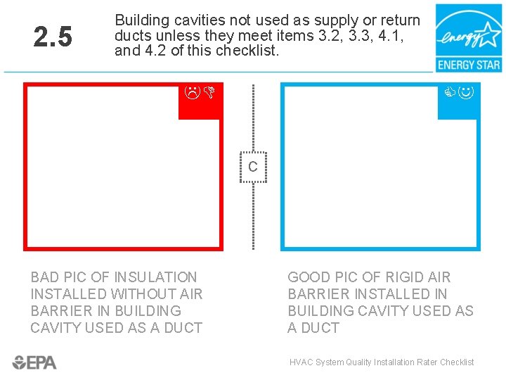 2. 5 Building cavities not used as supply or return ducts unless they meet