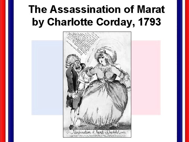 The Assassination of Marat by Charlotte Corday, 1793 