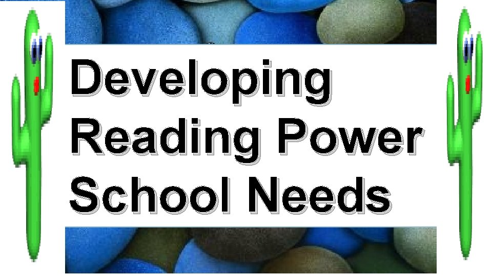 Developing Reading Power School Needs 