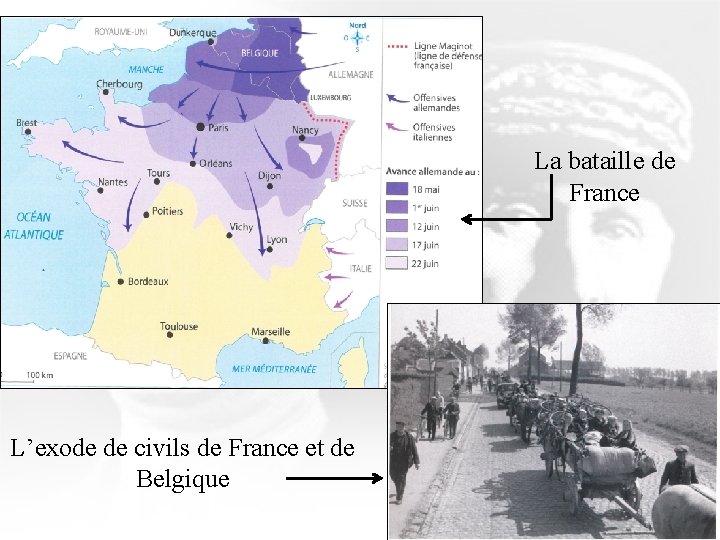 La bataille de France L’exode de civils de France et de Belgique 