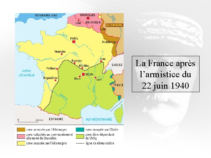 La France après l’armistice du 22 juin 1940 