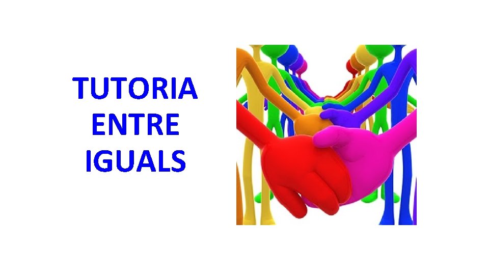 TUTORIA ENTRE IGUALS 
