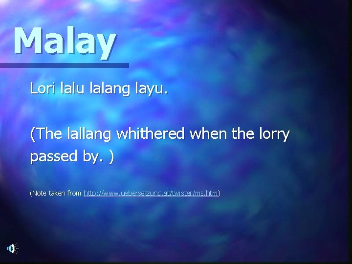 English Betty Botter Had Some Butter But She