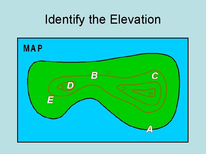 Identify the Elevation 