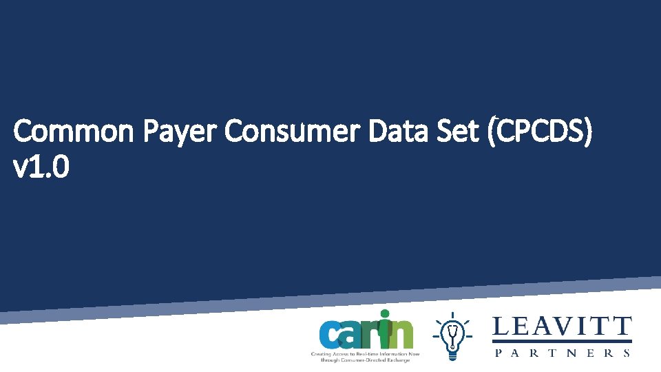 Common Payer Consumer Data Set CPCDS v 1