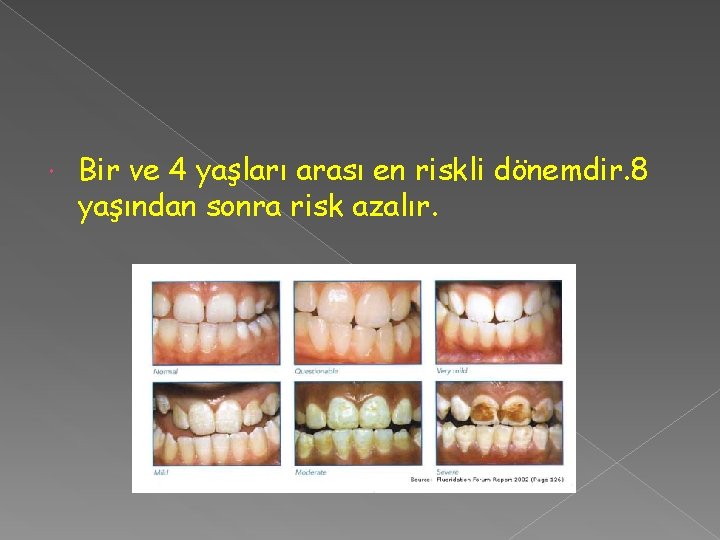  Bir ve 4 yaşları arası en riskli dönemdir. 8 yaşından sonra risk azalır.