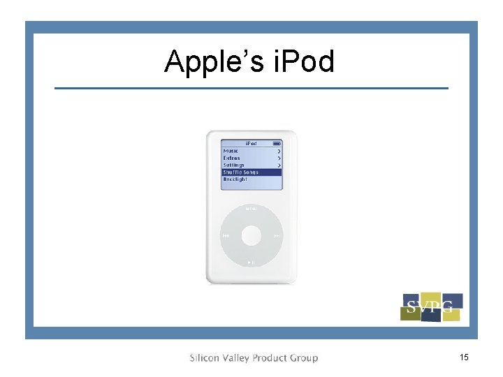 Apple’s i. Pod 15 
