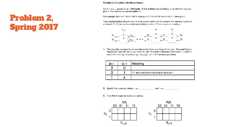 Problem 2, Spring 2017 