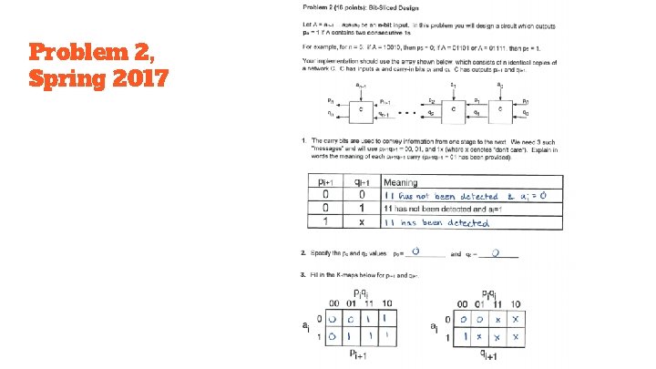 Problem 2, Spring 2017 