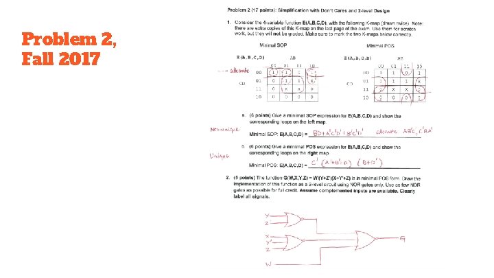 Problem 2, Fall 2017 