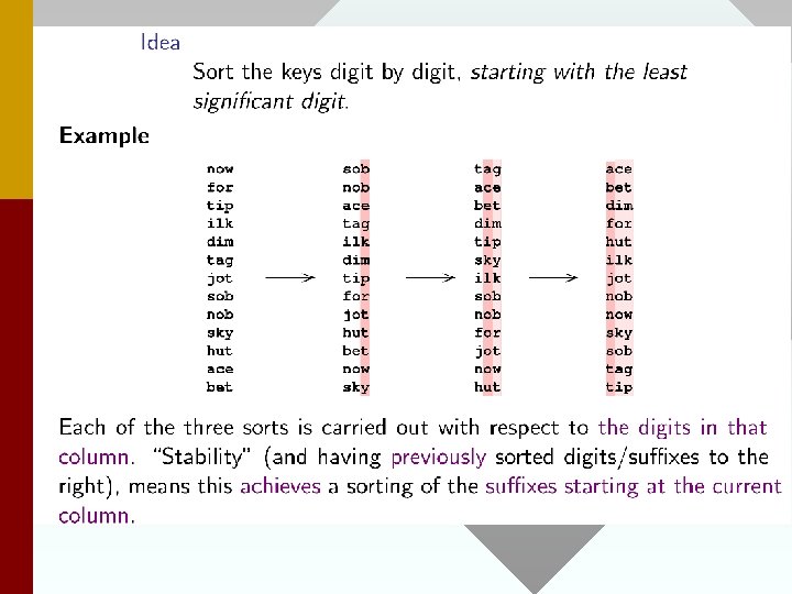 CS 200 Algorithm Analysis SORTING IN LINEAR TIME